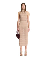 Beige Open-Back Dress - Women | PLP | Antonia