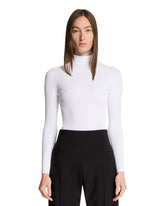 White Ribbed Bodysuit - Women | PLP | Antonia