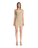 Beige Crochet Mini Dress - Women | PLP | Antonia