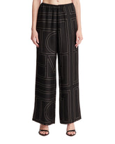 Black Monogram Pants | PDP | Antonia