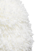 White Wool Bubble Cuffs - Women's accessories | PLP | Antonia