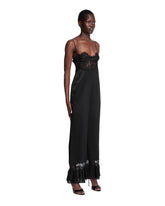 Black Silk And Lace Jumpsuit | PDP | Antonia