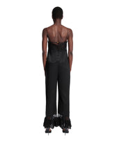 Black Silk And Lace Jumpsuit | PDP | Antonia