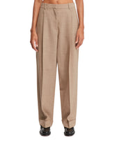 Beige Fold-Up Trousers | PDP | Antonia