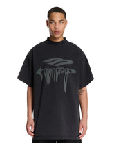 T-Shirt 3B Liquefied Oversize Nera - BALENCIAGA | PLP | Antonia