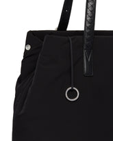 Black Logoed Shopping Bag | PDP | Antonia