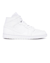 White Air Jordan 1 Mid Sneakers | PDP | Antonia