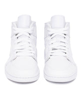 White Air Jordan 1 Mid Sneakers | PDP | Antonia