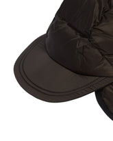 Brown Lightweight Down Hat | PDP | Antonia