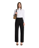 Black Wool High-Waisted Pants | PDP | Antonia