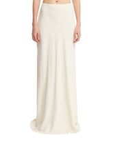 White Long Satin Skirt - ROHE DONNA | PLP | dAgency