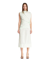 Abito Midi Drappeggiato Verde - Jil sander donna | PLP | Antonia