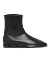 Black Leather Boots | PDP | Antonia