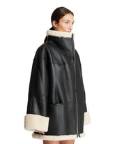 Black Shearling Jacket | PDP | Antonia