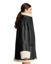 Black Shearling Jacket | PDP | Antonia