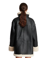 Black Shearling Jacket | PDP | Antonia