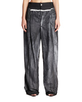 Black Trompe L'Oeil Trousers - JEAN PAUL GAULTIER | PLP | Antonia