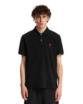 Black Ami De Coeur Polo - Men's polos | PLP | Antonia