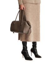 Gray EW Bowling Bag - the row women | PLP | Antonia