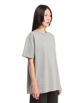 Gray Cotton T-Shirt | PDP | Antonia