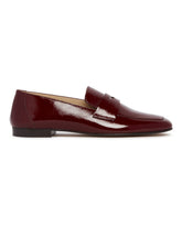 Burgundy Leather Loafers | PDP | Antonia