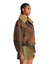 Brown Shearling Jacket | PDP | Antonia