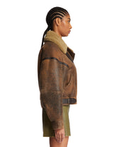 Brown Shearling Jacket | PDP | Antonia