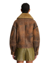 Brown Shearling Jacket | PDP | Antonia