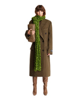 Green Pie de Poule Long Coat - ACNE STUDIOS WOMEN | PLP | Antonia