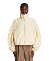 Beige High Neck Jacket - ACNE STUDIOS WOMEN | PLP | Antonia