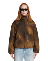 Green Tie-Dye Puffer Jacket - Women's jackets | PLP | Antonia