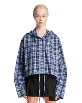 Blue Checkered Jacket - ACNE STUDIOS WOMEN | PLP | Antonia