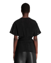 Black Mesh T-Shirt | PDP | Antonia