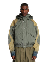 Green Ocyber Windbreaker Jacket | PDP | Antonia