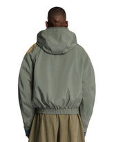 Green Ocyber Windbreaker Jacket | PDP | Antonia