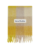 Yellow Checked Scarf | PDP | Antonia