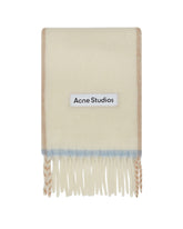 Beige Wool Mohair Scarf - Women | PLP | Antonia