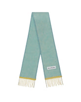 Blue Wool Mohair Scarf | PDP | Antonia