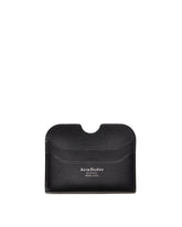 Black Leather Card Holder - Acne studios men | PLP | Antonia