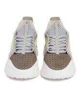 Dingyun Zhang x Adidas Originals Gray and Lime Kouza Sneakers | PDP | Antonia