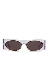 Transparent Rectangular Sunglasses | PDP | Antonia