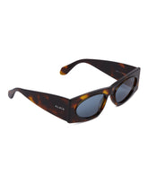 Brown Rectangular Sunglasses - Women | PLP | Antonia