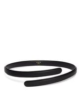 Black Flex Twist Slim Belt | PDP | Antonia