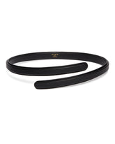 Black Flex Twist Slim Belt | PDP | Antonia