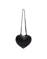 Black Leather Coeur Bag | PDP | Antonia