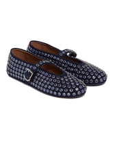 Blue Rhinestones Ballerina - Women's flats | PLP | Antonia