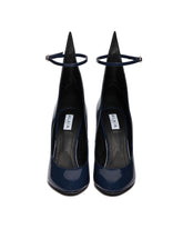 Blue Patent Leather Pumps | PDP | Antonia