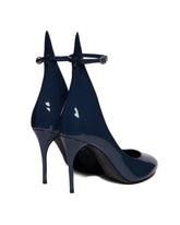 Blue Patent Leather Pumps | PDP | Antonia