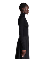 Black High-Neck Wool Body | PDP | Antonia