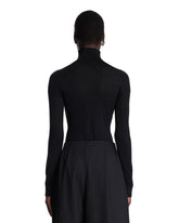 Black High-Neck Wool Body | PDP | Antonia